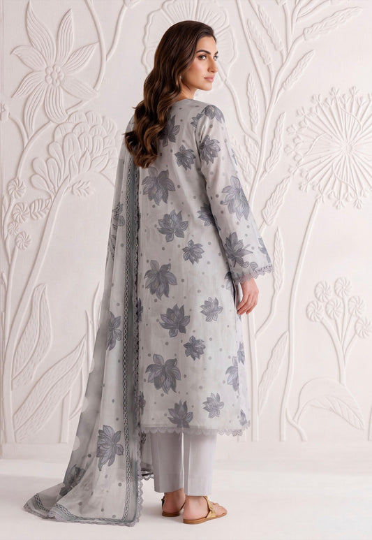 Dusk Whisper Lawn Suit – 3 Piece Unstitched