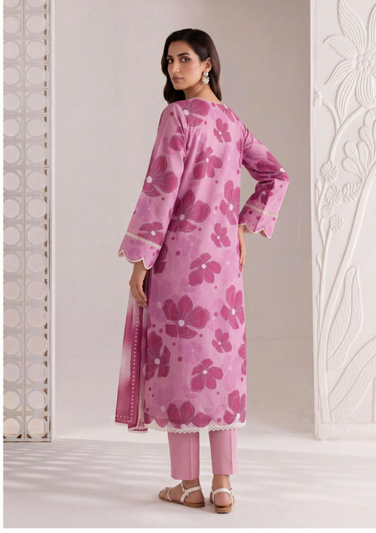 Velvet Rose Lawn Suit – 3 Piece Unstitched