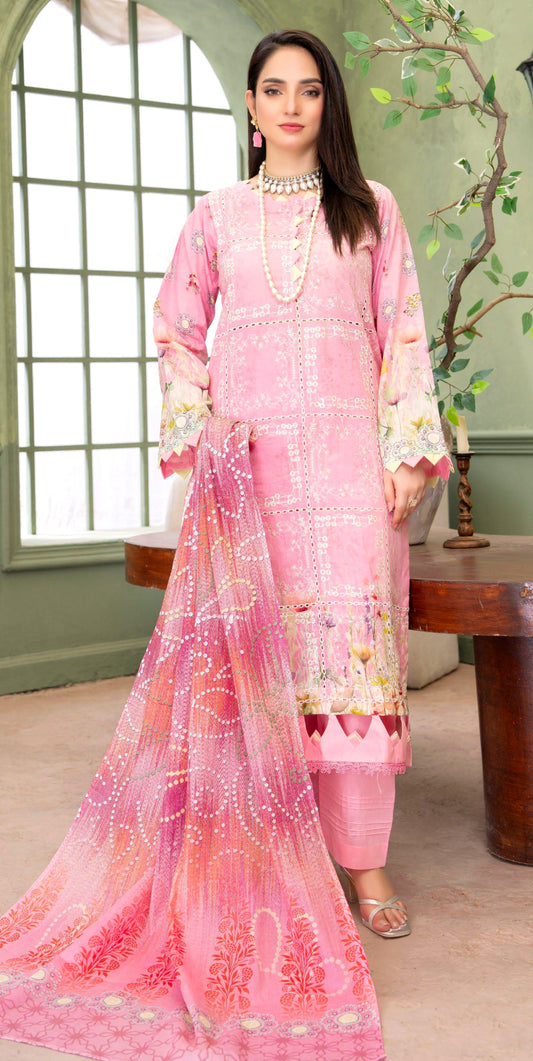 Rose Baagh Lawn Suit – 3 Piece Unstitched