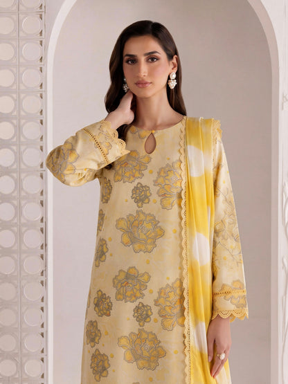 Amber Glow Lawn Suit – 3 Piece Unstitched