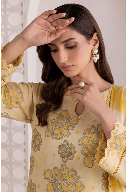 Amber Glow Lawn Suit – 3 Piece Unstitched