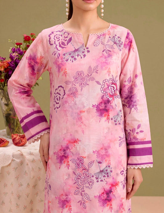 Blush Romance Lawn Suit – 3 Piece Unstitched