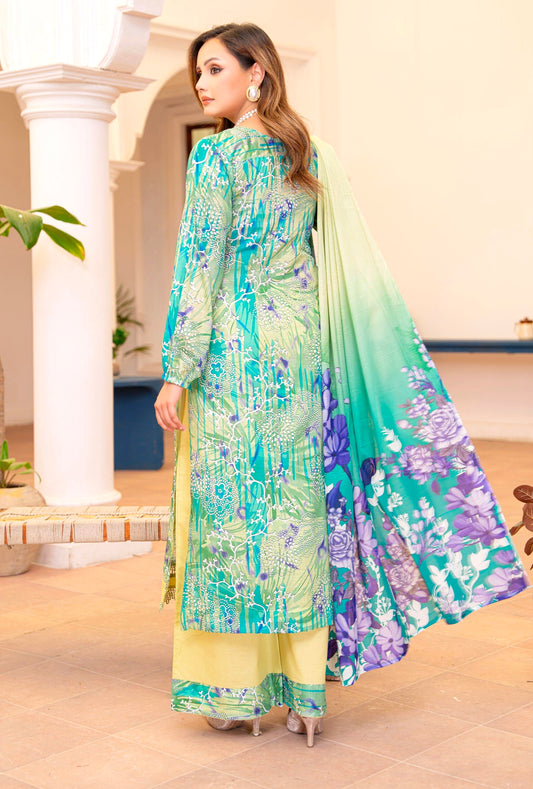 Emerald Baagh Lawn Suit – 3 Piece Unstitched